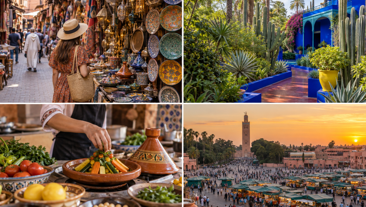 Marrakech activities including souks, gardens, Moroccan cooking and Jemaa el-Fna