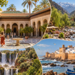 Marrakech city tour with Ourika Valley Ouzoud and Essaouira day trips.