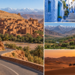 Morocco 10-day itinerary featuring Ait Benhaddou, Chefchaouen, the Atlas Mountains and Sahara dunes