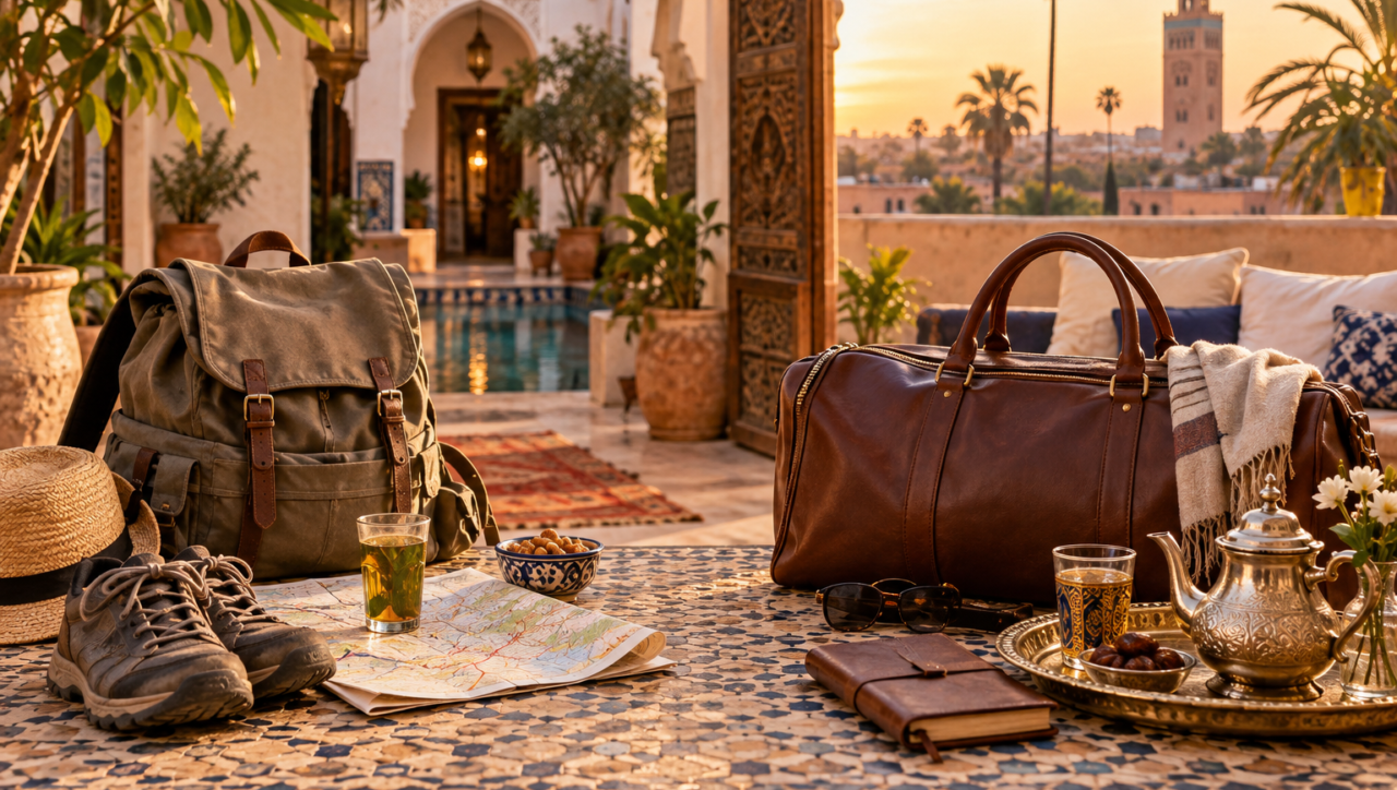 Budget and luxury travel options in Morocco.